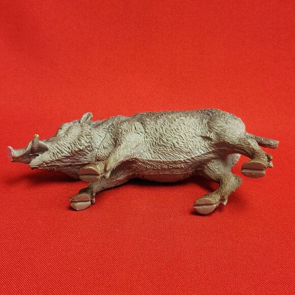 Wild Boar Warthog Toy Figurine Wild Pig Feral Hog Animal Toy - Picture 4 of 12